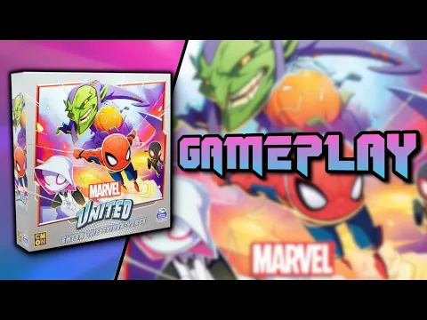 Marvel United Enter the Spider-Verse Gameplay | CMON and Spin Master Games