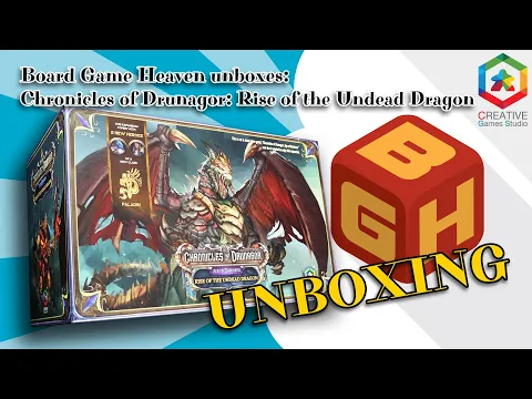 Board Game Heaven Unboxing 228: Chronicles of Drunagor: Rise of the Undead Dragon (CGS)