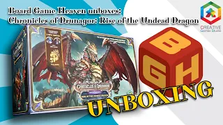 Board Game Heaven Unboxing 228: Chronicles of Drunagor: Rise of the Undead Dragon (CGS)