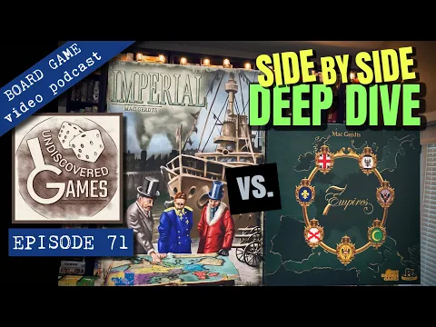 7 EMPIRES vs. IMPERIAL Board Game Side By Side Comparison Review, Rules Tutorial How To Play (Seven)