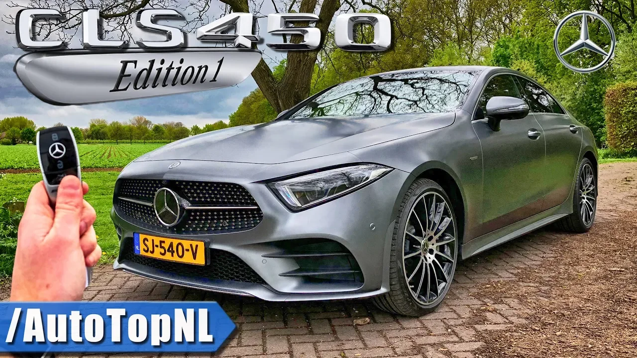 2018 Mercedes Benz CLS 450 Edition1 REVIEW POV Test Drive on Road & AUTOBAHN by AutoTopNL