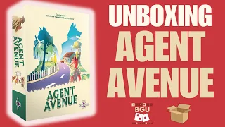 Agent Avenue Board Game Unboxing