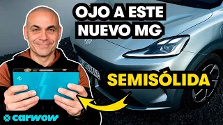 MG QUIERE ADELANTAR AL RESTO: EL NUEVO MG4 TRAE UNA BATERÍAS SEMISÓLIDAS ¿QUÉ SIGNIFICA ESTO?
