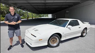 The 1987 Pontiac Trans Am GTA is a BETTER sports car than a Chevy Camaro IROC-Z