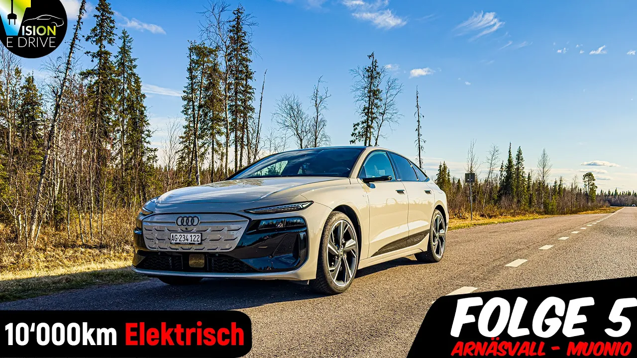 Gibt es die ersten Ladeprobleme? Zum Laden Hose runter bitte - XXL Audi A6 e-tron Roadtrip - Folge 5