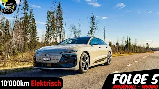 Gibt es die ersten Ladeprobleme? Zum Laden Hose runter bitte - XXL Audi A6 e-tron Roadtrip - Folge 5