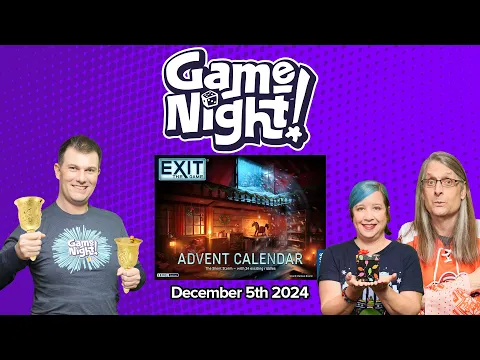 GameNight! 24 Days of Christmas Day 5 - Exit: The Game Advent Calendar The Silent Storm