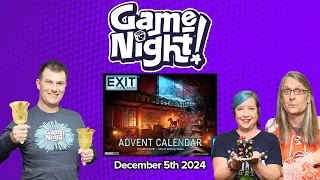 GameNight! 24 Days of Christmas Day 5 - Exit: The Game Advent Calendar The Silent Storm