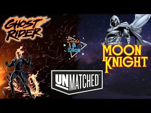 Unmatched | Ghost Rider vs Moon Knight | Playthrough #unmatched #marvel #ghostrider #moonknight