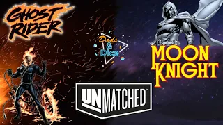 Unmatched | Ghost Rider vs Moon Knight | Playthrough #unmatched #marvel #ghostrider #moonknight