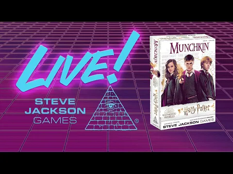 SJGames Live! Munchkin: Harry Potter Unboxing!