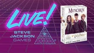 SJGames Live! Munchkin: Harry Potter Unboxing!