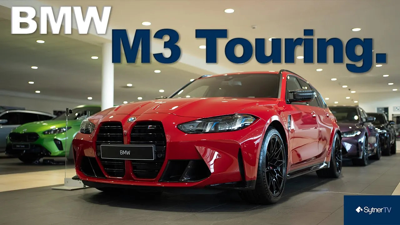 BMW Individual Imola Red BMW M3 Touring | Walk around (4K)