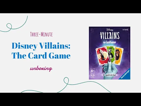 Disney Villains: The Card Game - 3-Minute Unboxing