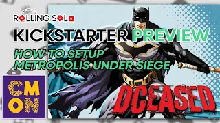 DCeased: A Zombicide Game | Kickstarter Preview | How To Setup