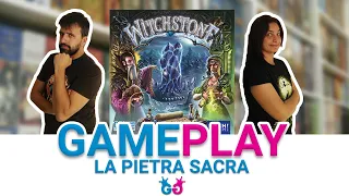 Witchstone Partita Completa al gioco da tavolo magico di Knizia e Chiacchiera