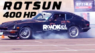 400HP Junk Datsun "Rotsun" Takes on a Rental Car! | Roadkill | MotorTrend