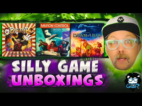 Silly Board Game Unboxings - July, 2023 - Dawn of Ulos, Holotype, Emerge and More!