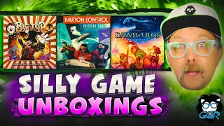 Silly Board Game Unboxings - July, 2023 - Dawn of Ulos, Holotype, Emerge and More!