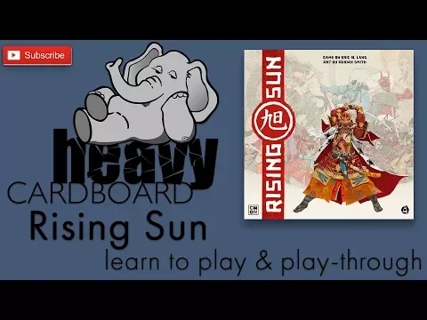 Rising Sun 5p Play-through & Teaching by Heavy Cardboard