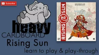 Rising Sun 5p Play-through & Teaching by Heavy Cardboard