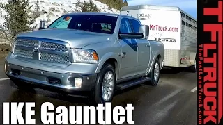 2016 Ram 1500 HEMI takes on the Extreme Ike Gauntlet Towing Review