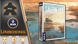 Extraemos litio de la sal en Salton Sea | Unboxing | Devir | Partida de Locos