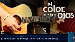 Como tocar el Color de tus Ojos BANDA MS en Guitarra | Tutorial Christianvib