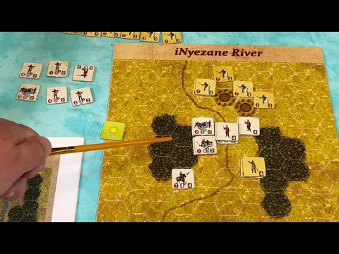 Horns of the Buffalo scenario 4 The Battle of iNyezane River! I kept this play thru under 15 mins!