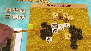 Horns of the Buffalo scenario 4 The Battle of iNyezane River! I kept this play thru under 15 mins!