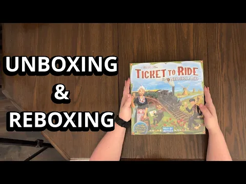 Ticket To Ride: Nederland Map Collection 4 - Unboxing and Reboxing - What's in the Box?