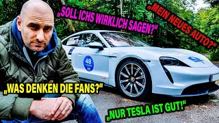 #AUF EIN WORT: Car Maniac über TAYCAN - ERFOLG - ROSA BRILLE