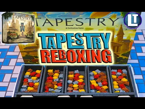 TAPESTRY Board Game REBOXING / Stonemaier Games / Civilization Builder