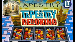 TAPESTRY Board Game REBOXING / Stonemaier Games / Civilization Builder
