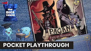 Pagan: Fate of Roanoke Board Game - Pocket Playthrough with Stella & Tarrant