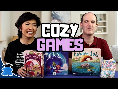 Cozy Board Game Review - Tulikko, Countryside, Garden Lake, and Koinobori