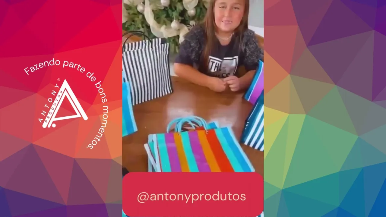 Vídeo de Antony Produtos - Sacolas retornáveis de nylon e lona e Bolsas feitas com capricho para eventos de alto padrão ou para uso pessoal.