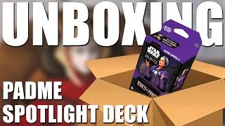 Unboxing the Padmé Amidala Spotlight Deck | Star Wars: Unlimited