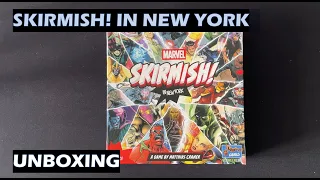 Unboxing Marvel Skirmish in New York board game