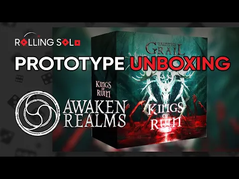 Tainted Grail: Kings of Ruin | Prototype Game Unboxing