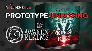 Tainted Grail: Kings of Ruin | Prototype Game Unboxing
