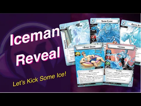 Marvel Champions | Iceman| Reveal | X-Men | X-Force | Hero Pack | Preview | Age of Apocalypse