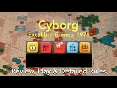 Cyborg: the Ultimate Adventure (Excalibre Games) Review & How to Play [RVW 059]