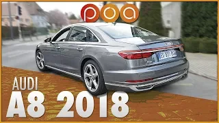 AUDI A8 2018 : Et si la meilleure place... C'était à l'arrière ?