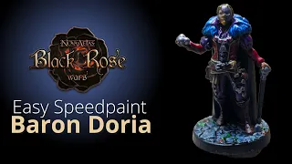 🎨Easy Speedpaint - Baron Doria - Black Rose Wars Rebirth⚫🌹⚔️
