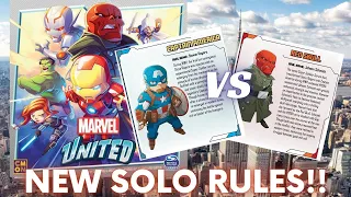Trying out the NEW SOLO Rules For Marvel United!!