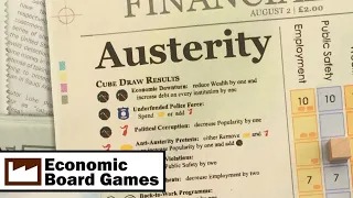 Austerity: Solo Play-through: Economic Board Games