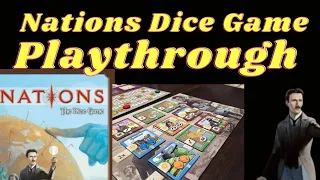 Nations the Dice Game Playthrough (solo)