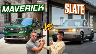New Slate Truck vs Ford Maverick COMPARED: One Is Much Better Than the Other!