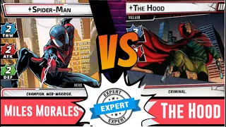 Marvel Champions | Miles Morales | Vs Expert The Hood | Solo | Leadership | Across the Spiderverse